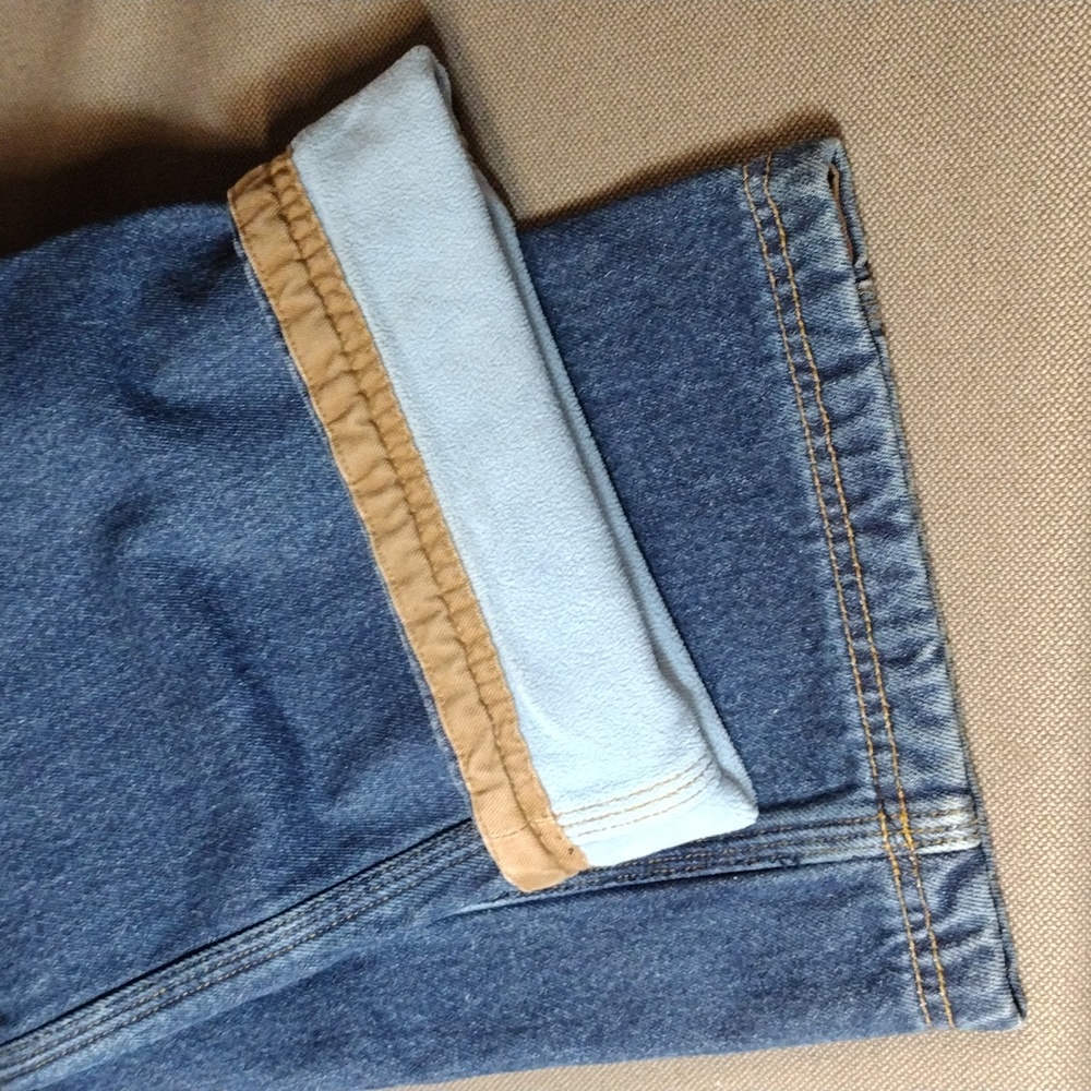 DULUTH fleece lined carpenter jeans 12x32